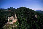 Chateaux de St Ulrich (ancienne demeure des Ribeaupierre) et du Haut Ribeaupierre