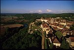 Village de Domme et la Dordogne
