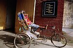 Rickshaw en attente d'un client acteur