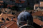 Dubrovnik, toit de l'Èglise st Blaise